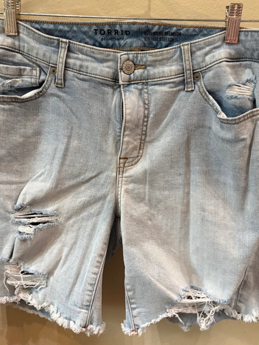Torrid Boyfriend Distressed Jean Short